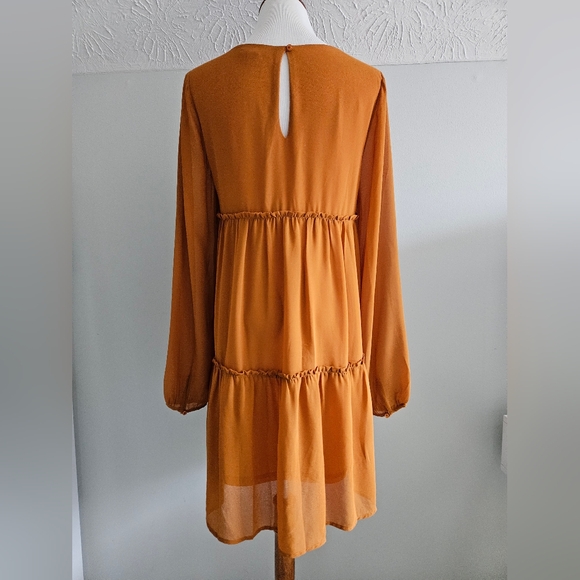 Mustard color dress - Picture 2 of 4